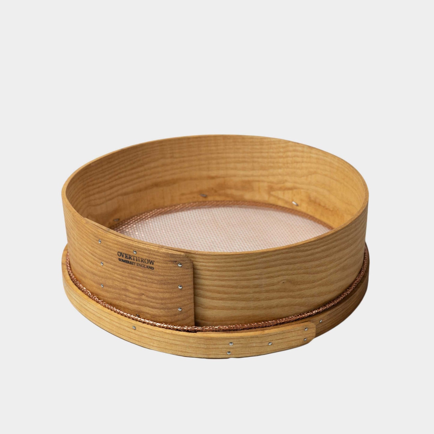 Handmade Bent Ash and Copper English Garden Riddle and Sieve