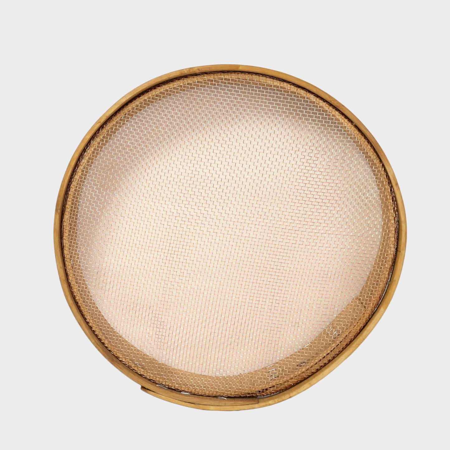 Handmade Bent Ash and Copper English Garden Riddle and Sieve