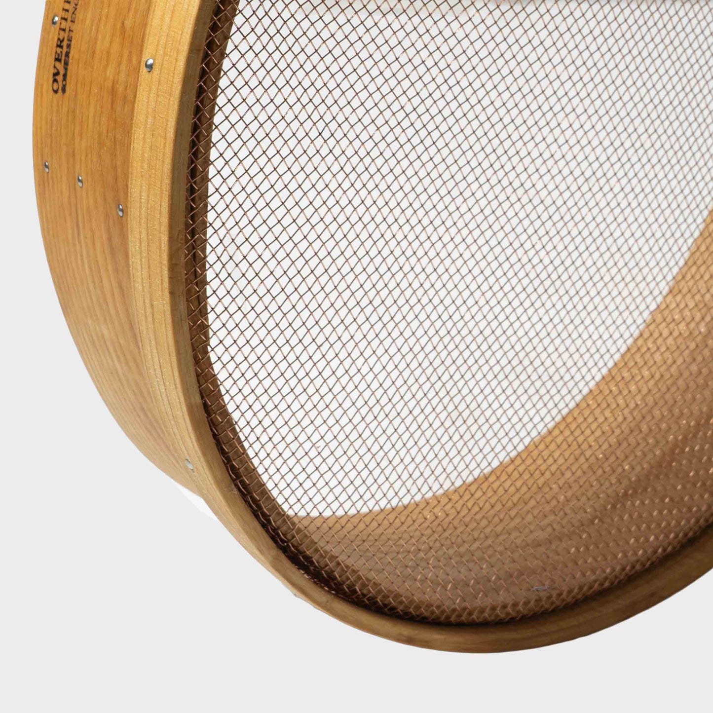 Handmade Bent Ash and Copper English Garden Riddle and Sieve