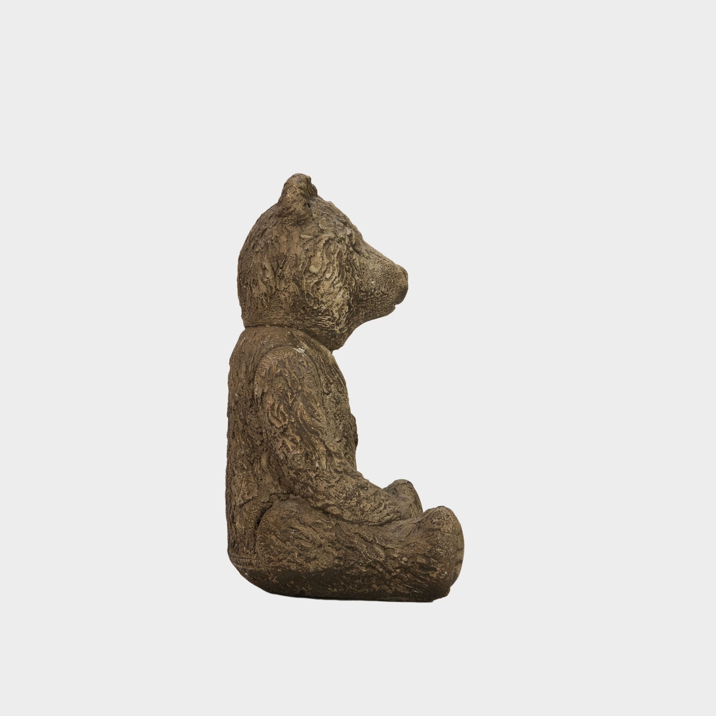 Vintage Cast Stone Teddy Bear