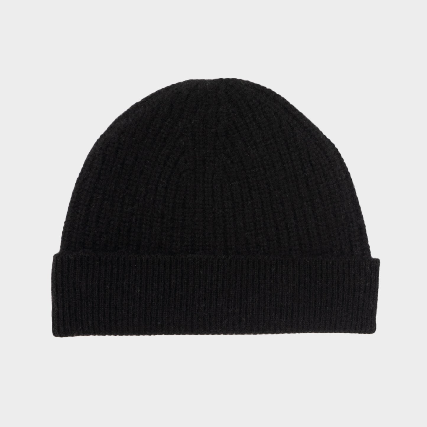 Himalayan Cashmere Fisherman Ribbed Beanie - Marine Palette