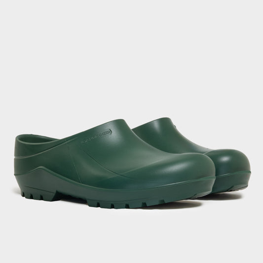 Italian Garden Clogs in British Green