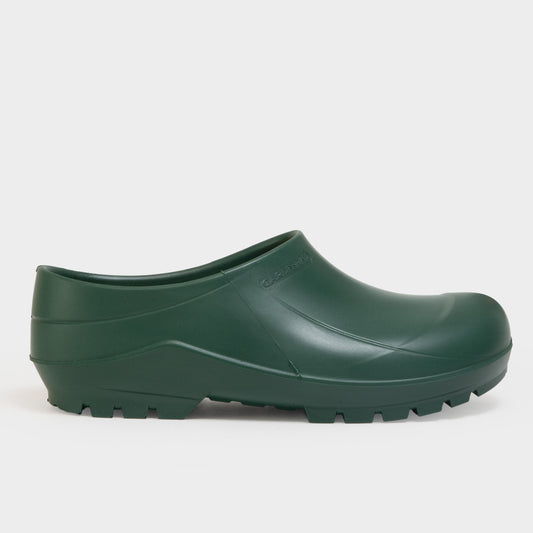 Italian Garden Clogs in British Green