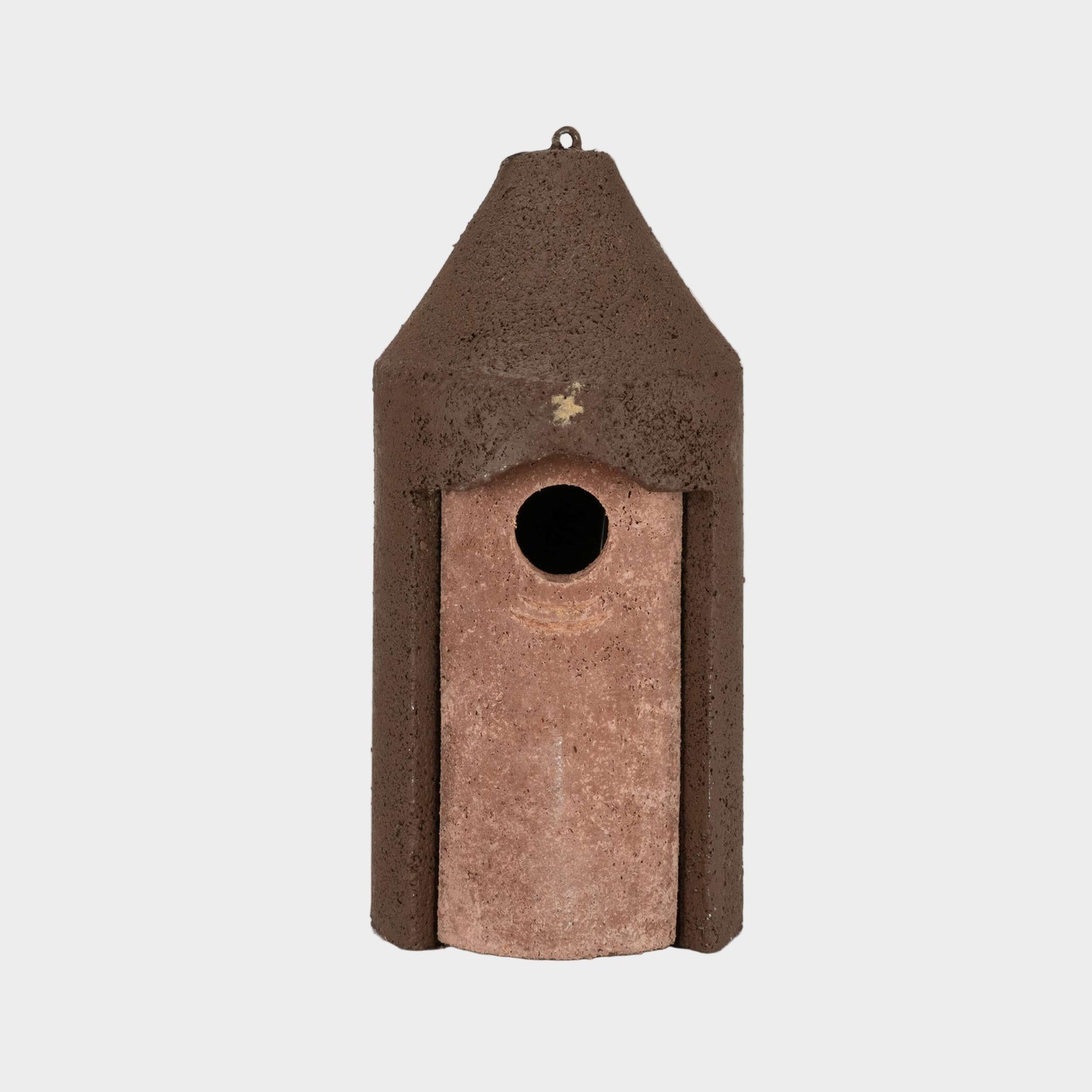 Brutalist Birdhouse- Suspended Cone- 1.50" Entrance