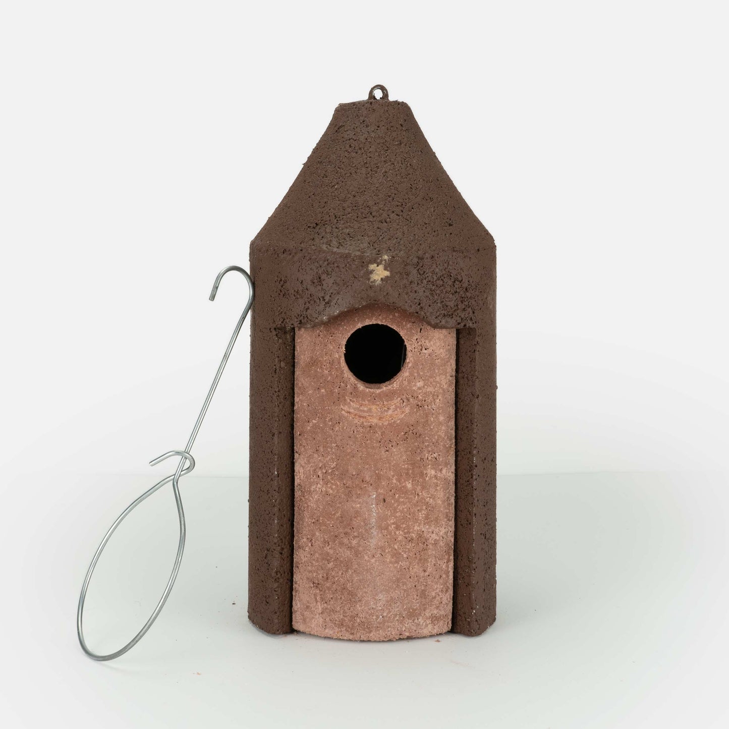Brutalist Birdhouse- Suspended Cone- 1.50" Entrance