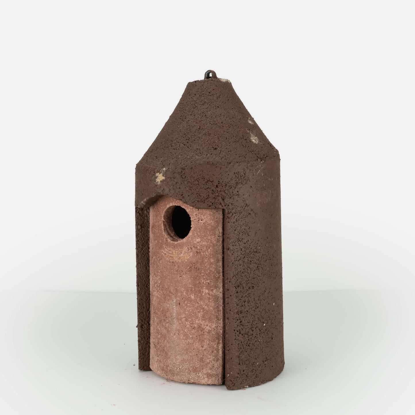 Brutalist Birdhouse- Suspended Cone- 1.50" Entrance