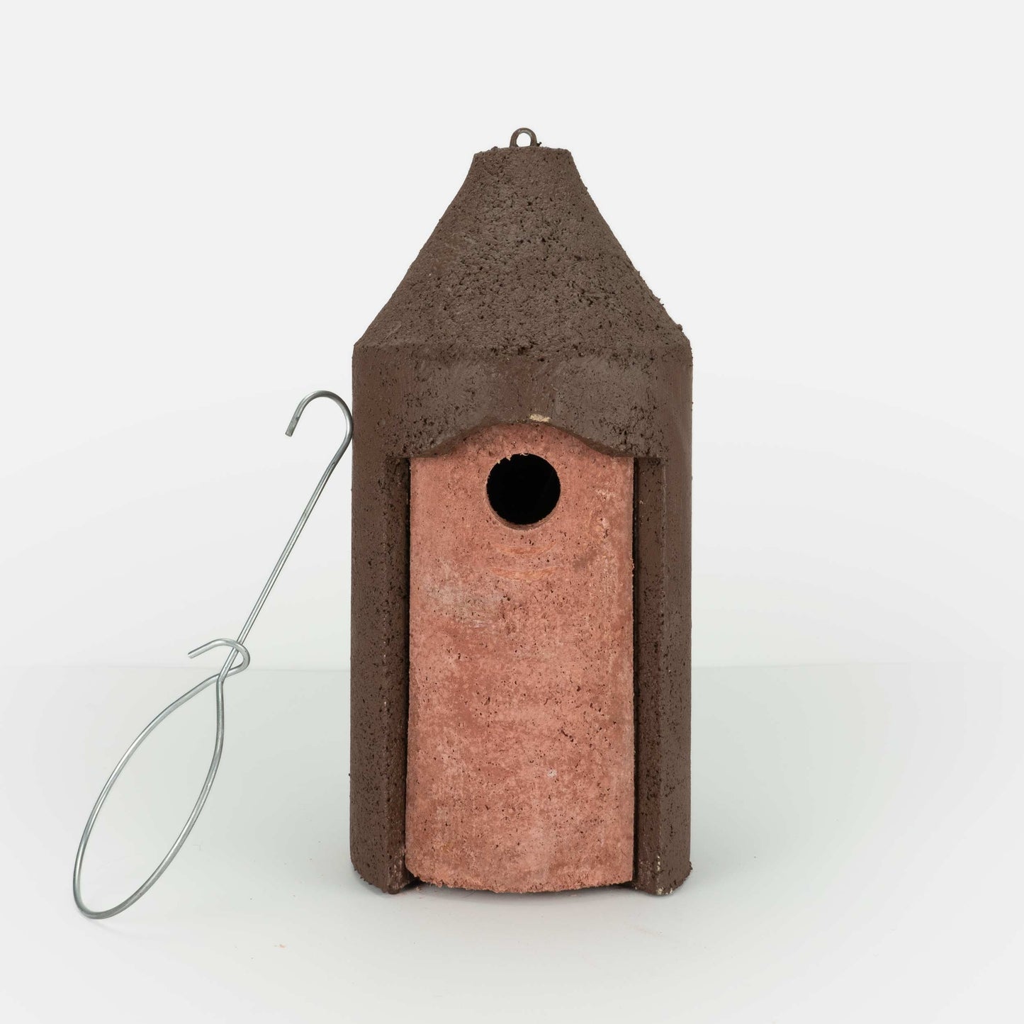 Brutalist Birdhouse- Suspended Cone- 1.25" Entrance