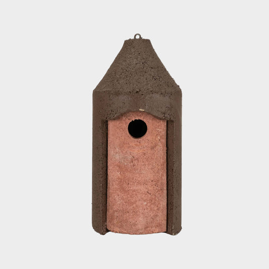 Brutalist Birdhouse- Suspended Cone- 1.25" Entrance