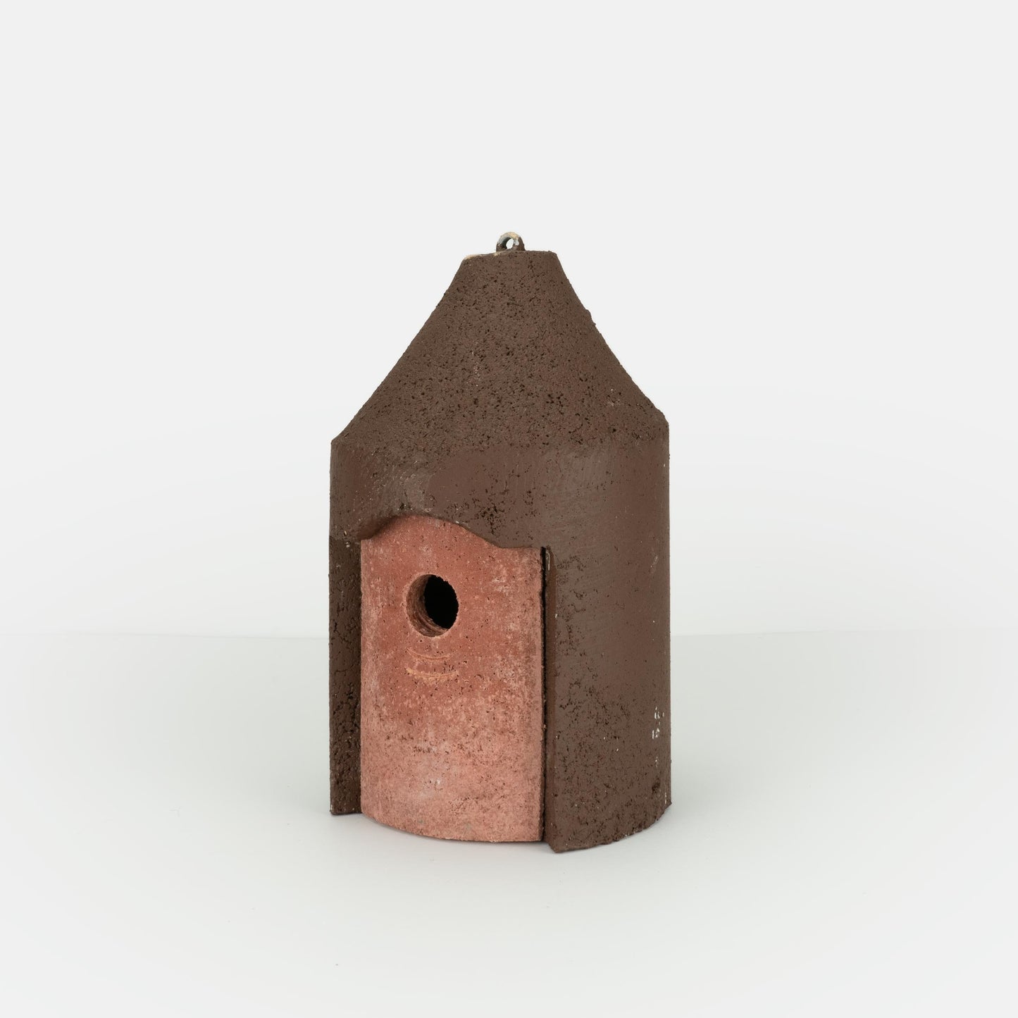 Brutalist Birdhouse- Suspended Cone- 1" Entrance