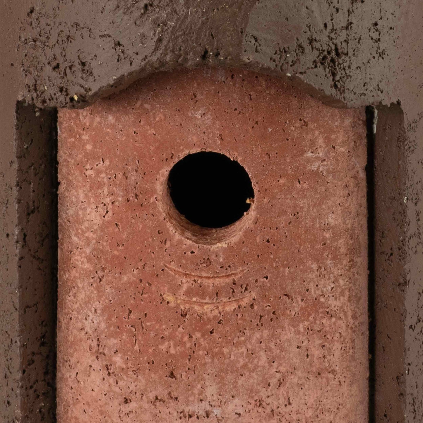 Brutalist Birdhouse- Suspended Cone- 1" Entrance