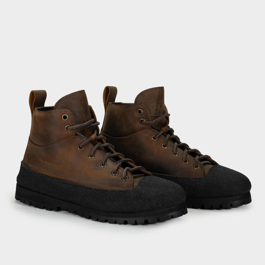 Calfskin Weatherproof Gardening Boots in Tan