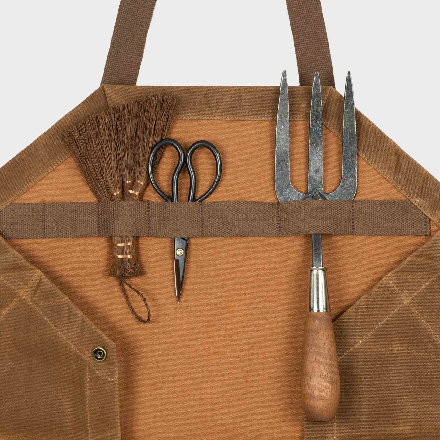 Gardenheir Waxed Canvas Origami Harvesting Trug/Tote in British Tan