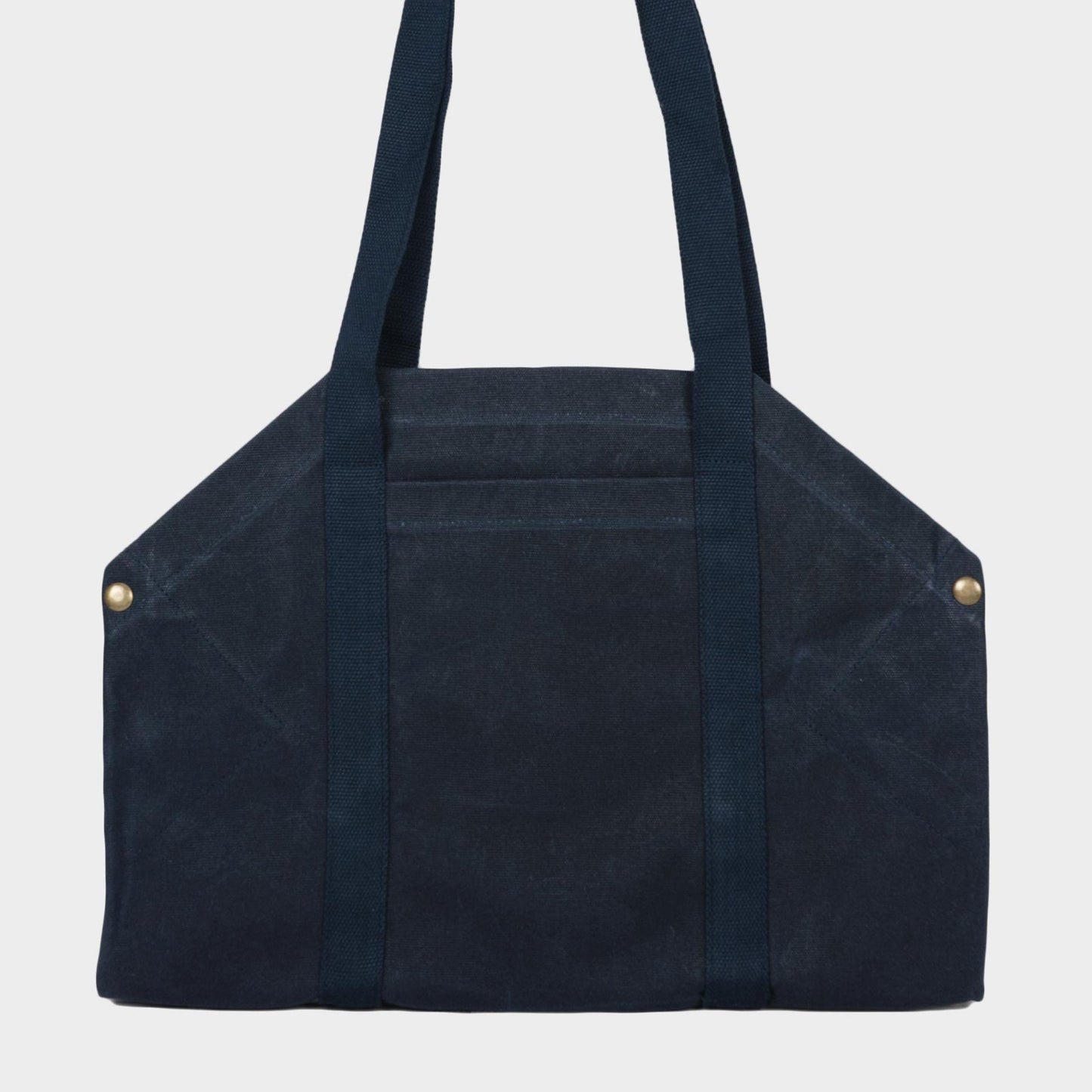 Gardenheir Waxed Canvas Origami Harvesting Trug/Tote in Navy