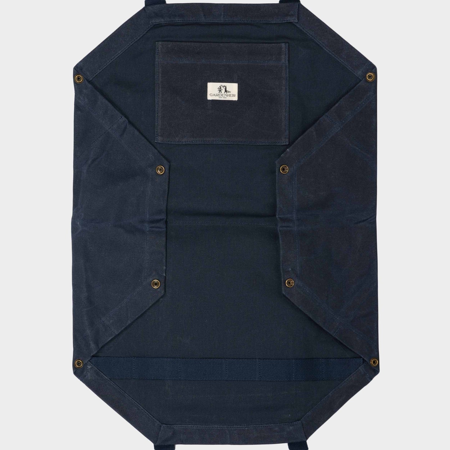 Gardenheir Waxed Canvas Origami Harvesting Trug/Tote in Navy