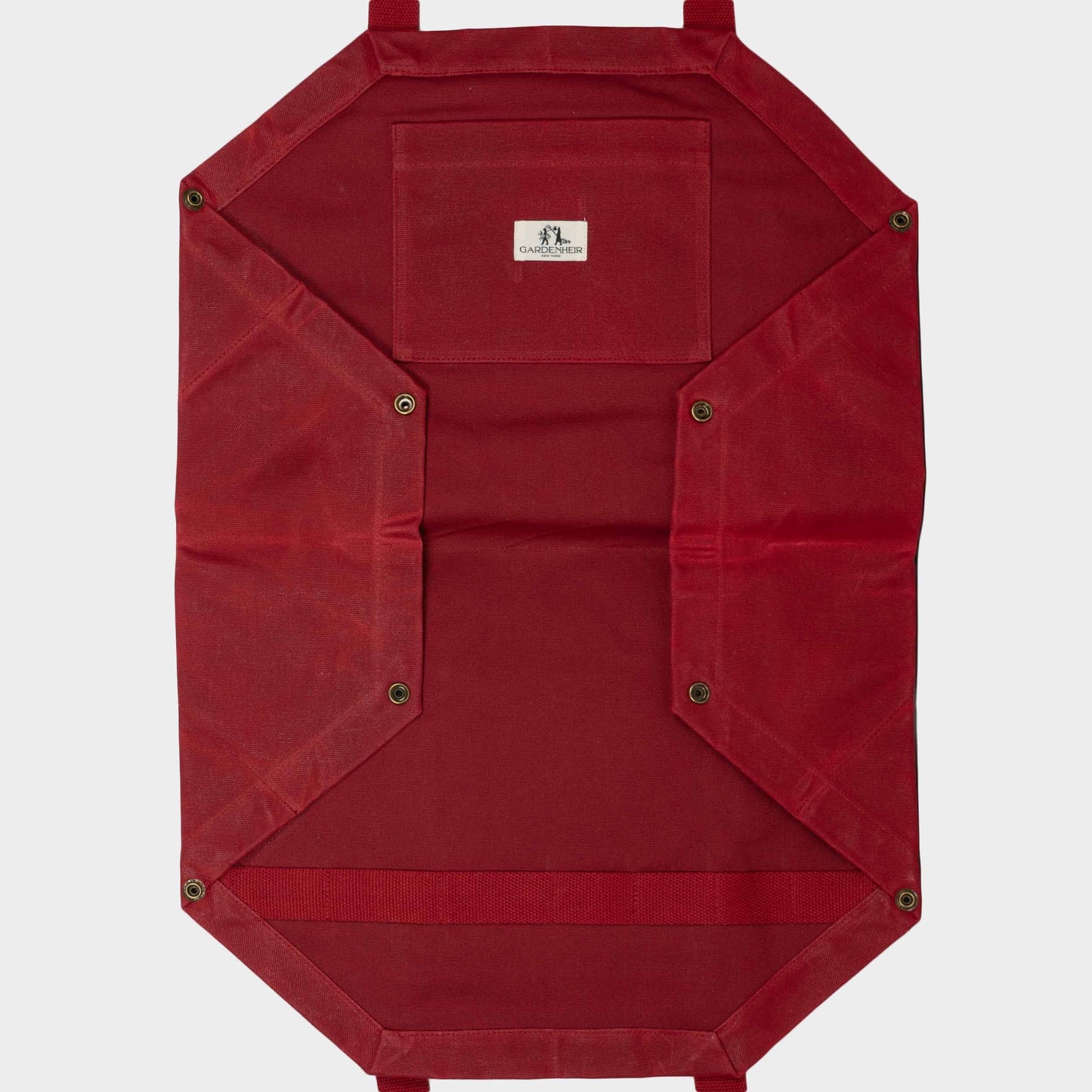 Gardenheir Waxed Canvas Origami Harvesting Trug/Tote in Red