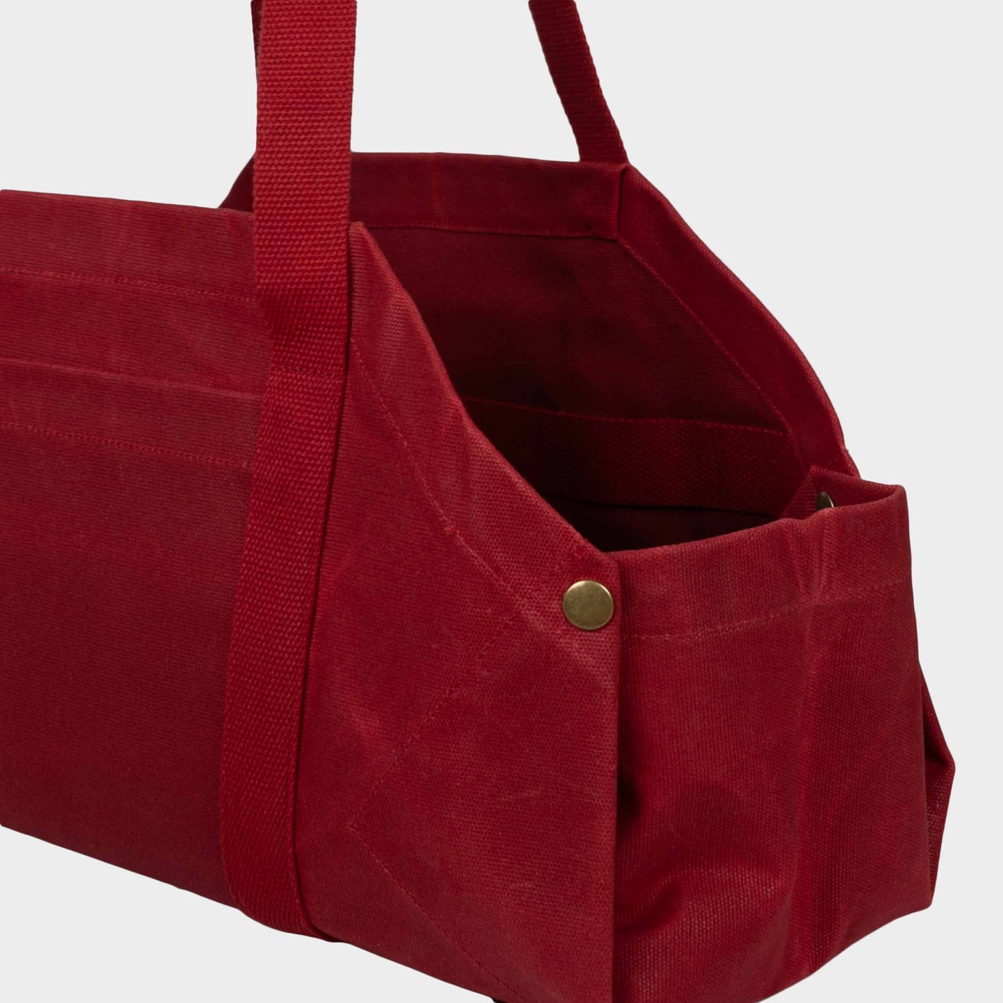 Gardenheir Waxed Canvas Origami Harvesting Trug/Tote in Red