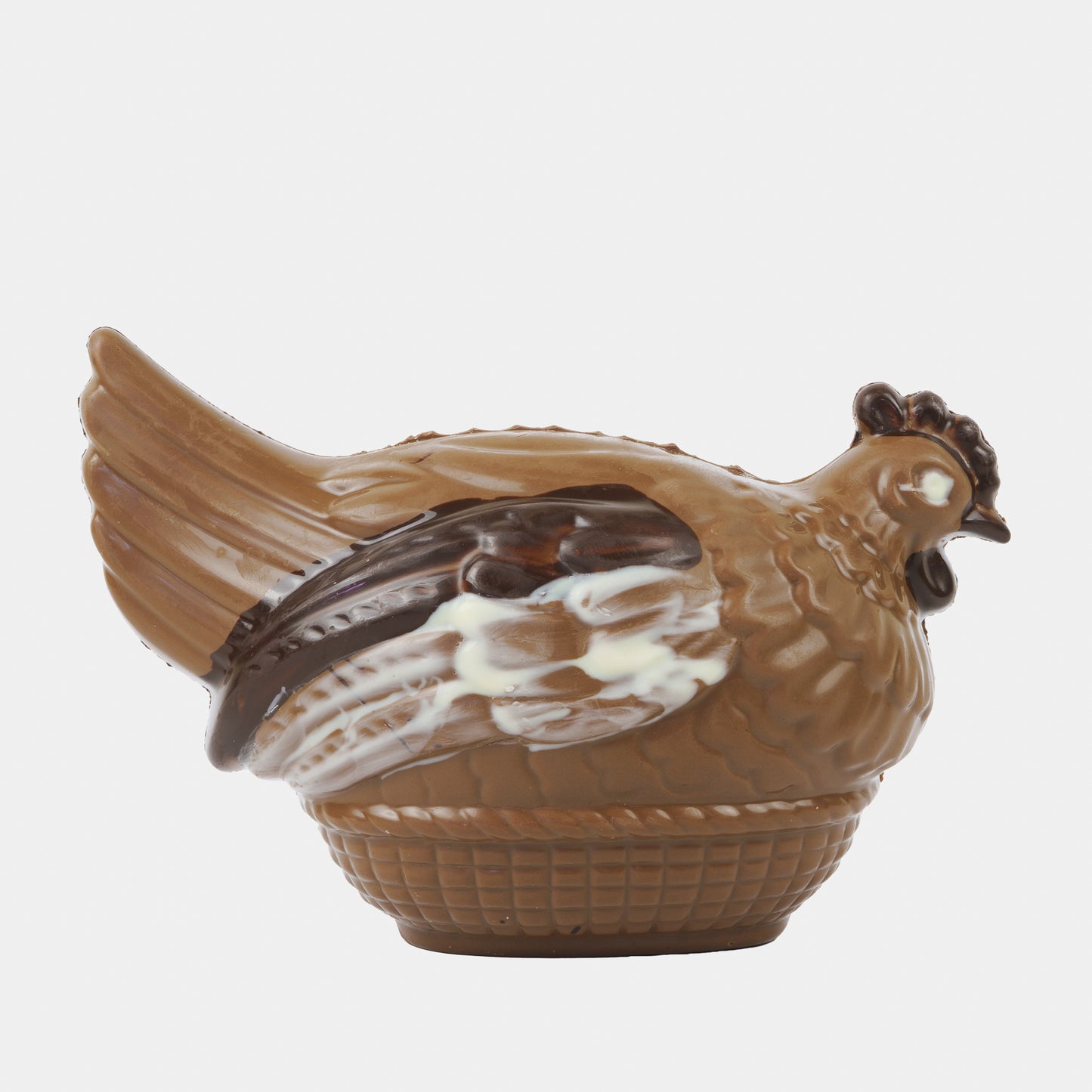 French Artisan Handcrafted Chocolate Brooding Hen