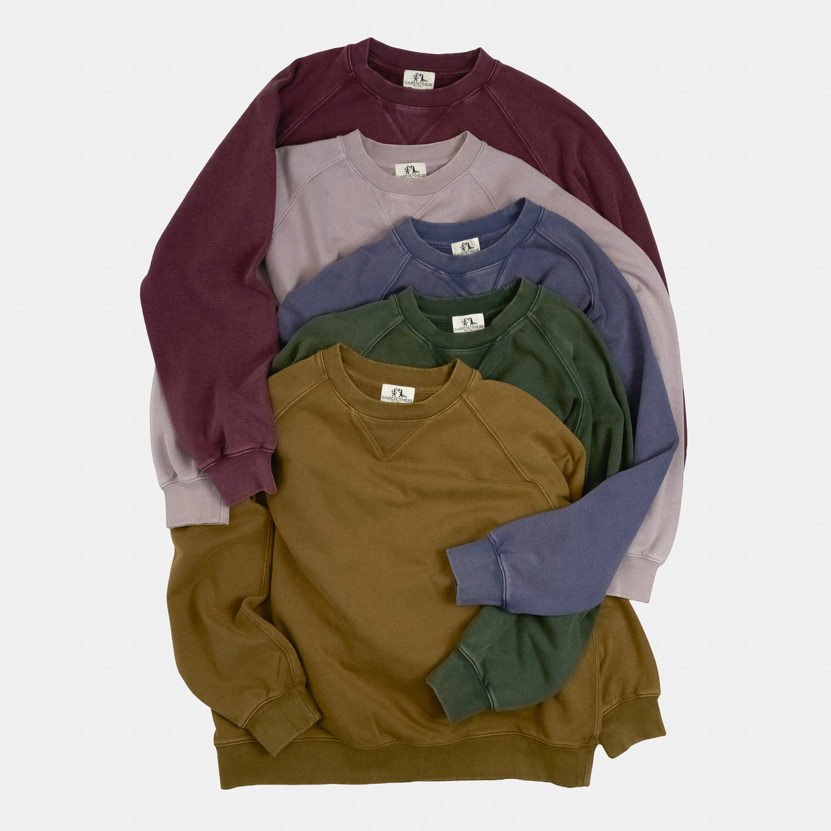 Classic Crewneck Sweatshirt in Stonewashed Scout