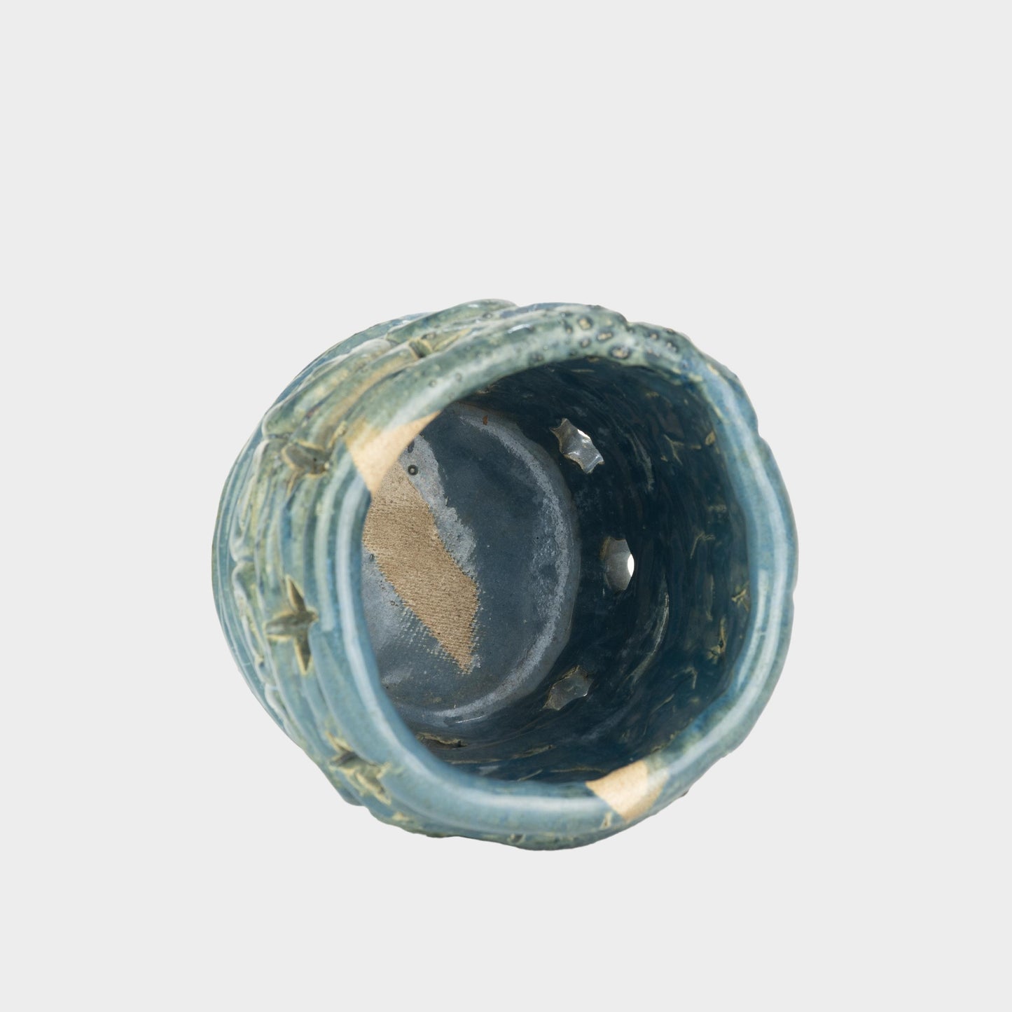 Vintage Ceramic Coil Vase