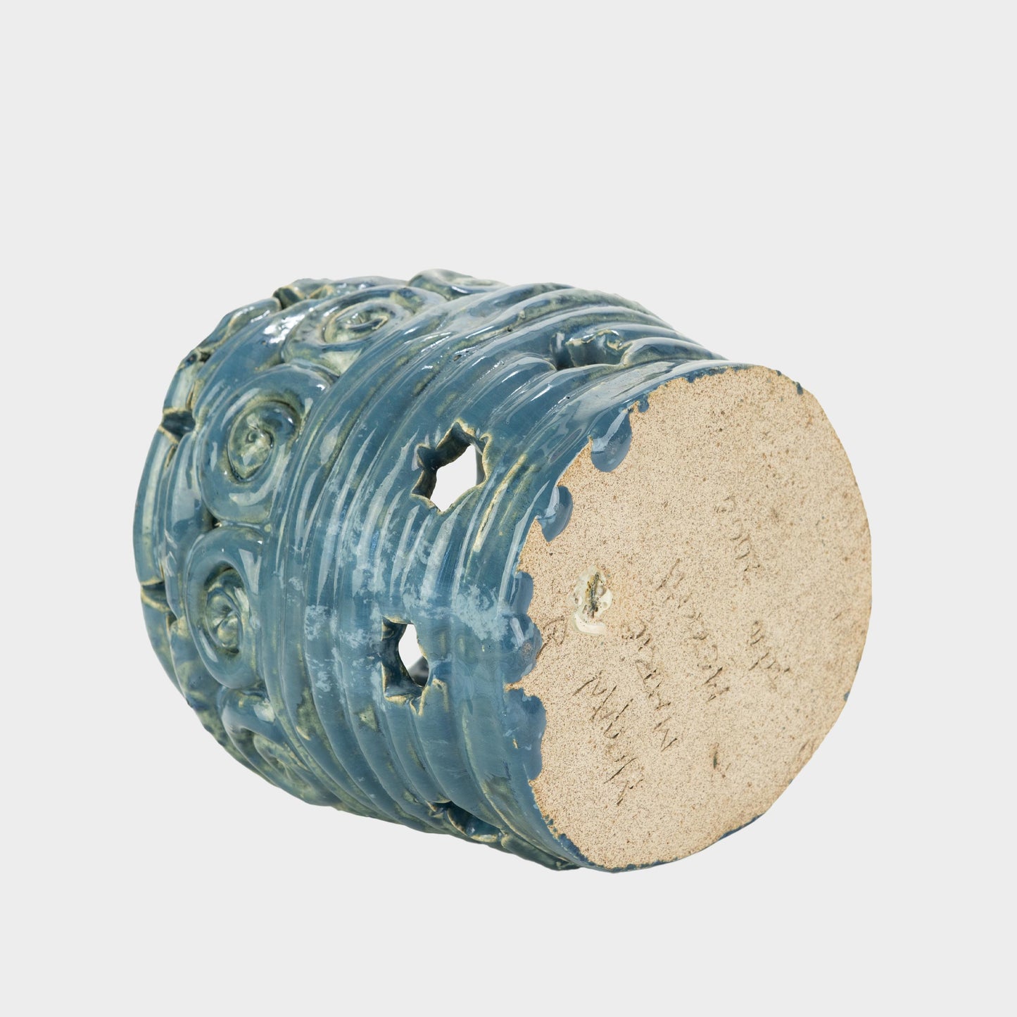 Vintage Ceramic Coil Vase