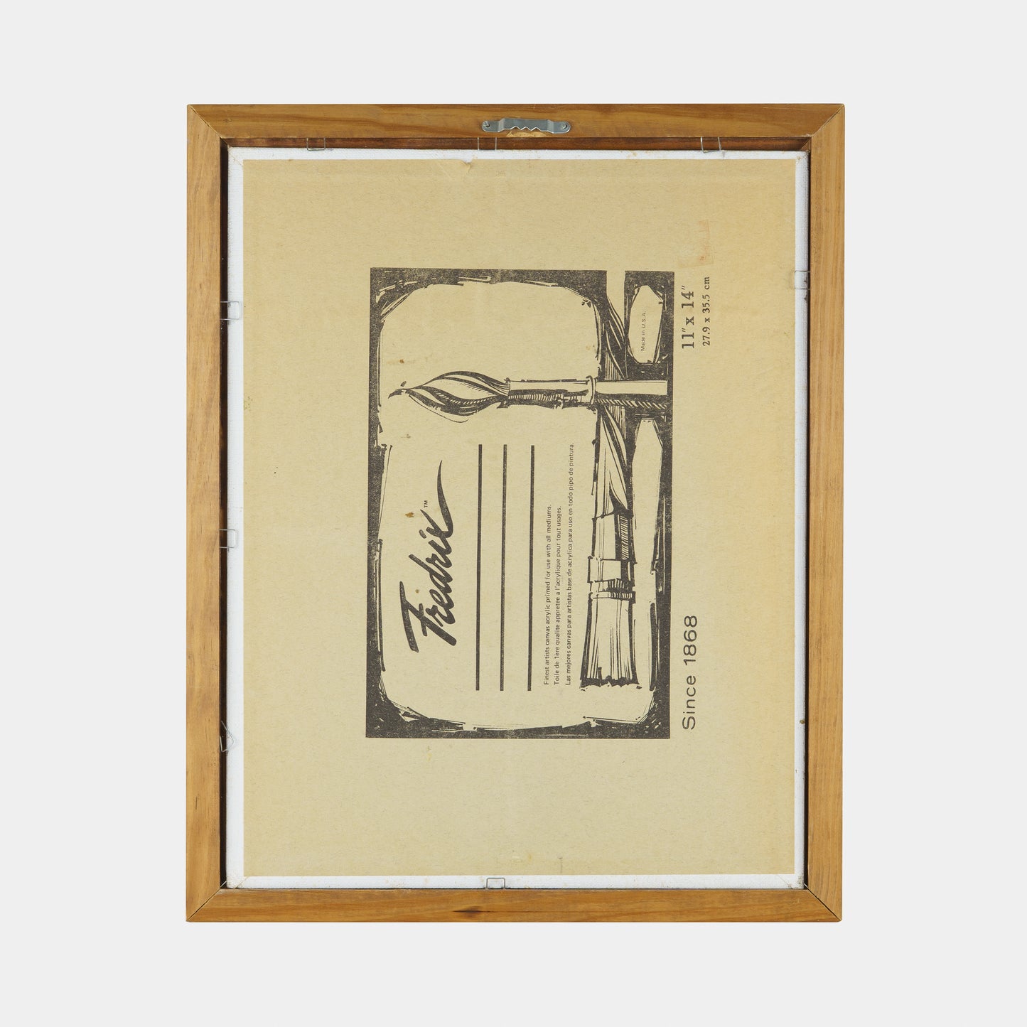 Vintage Forest Landscape Painting