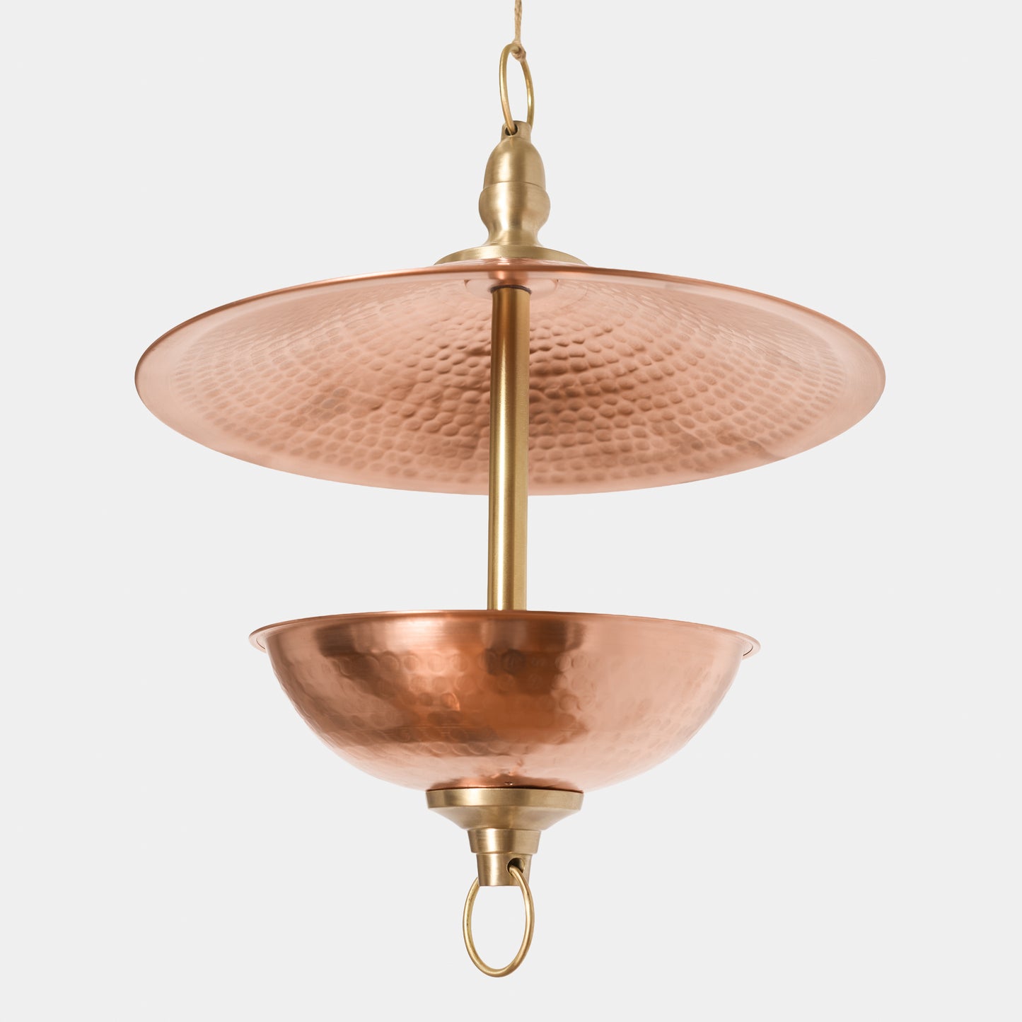 Hammered Copper Bird Feeder
