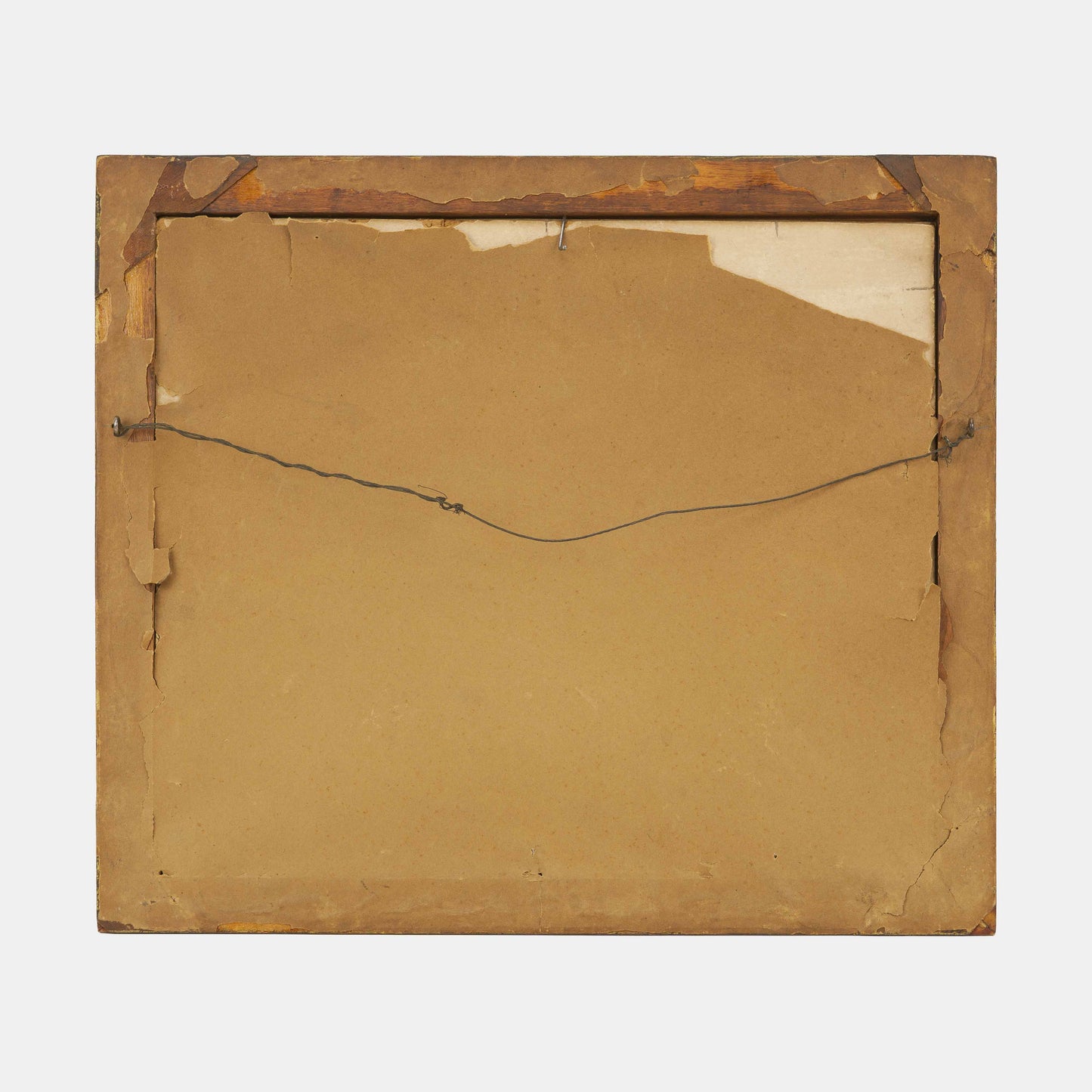 Antique Watercolor of Cliffside Cove, Early 1900s