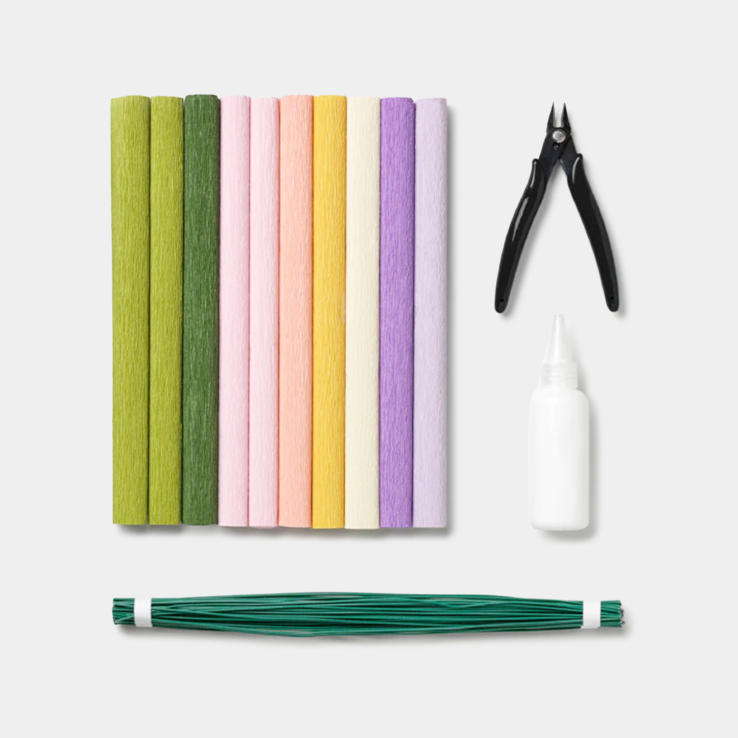 Crepe Paper Flower Craft Kit