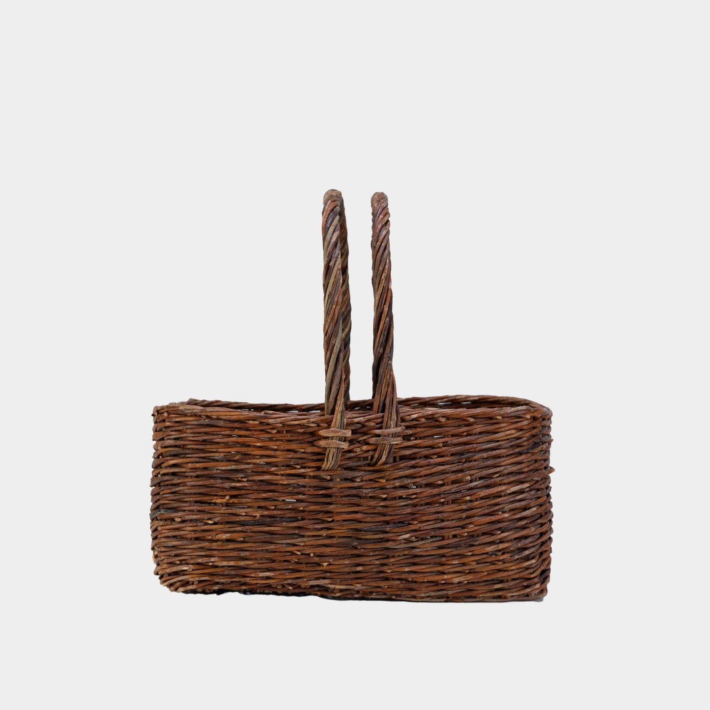 Vintage Early American Double Handled Basket