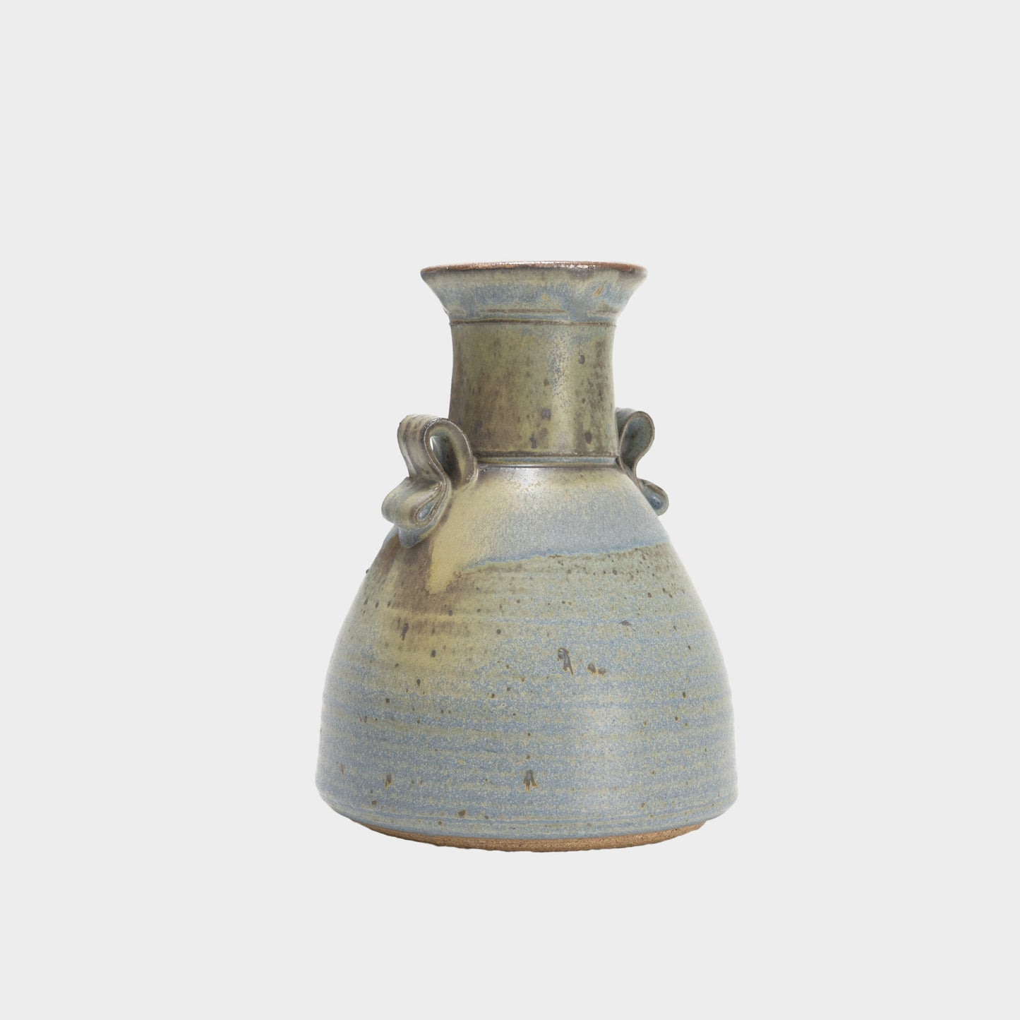 Vintage Stoneware Double Handled Vase