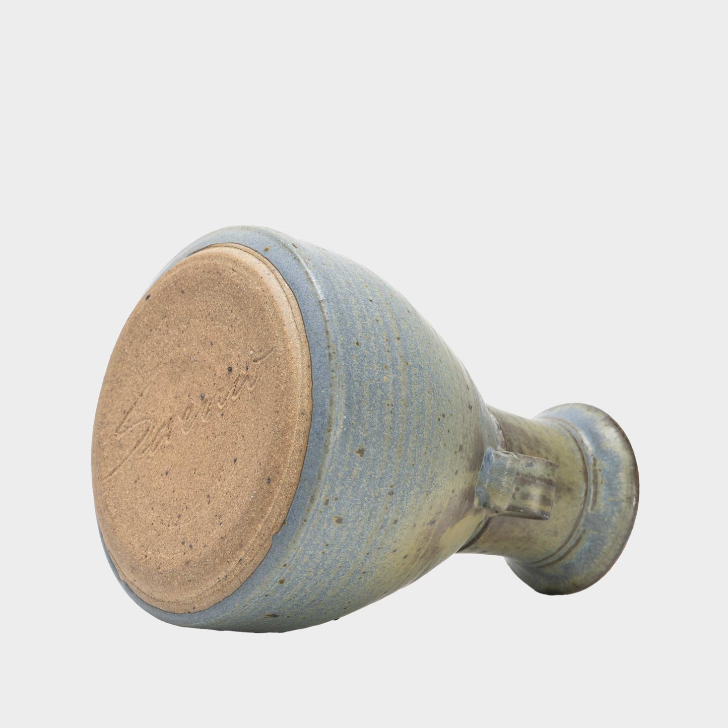 Vintage Stoneware Double Handled Vase