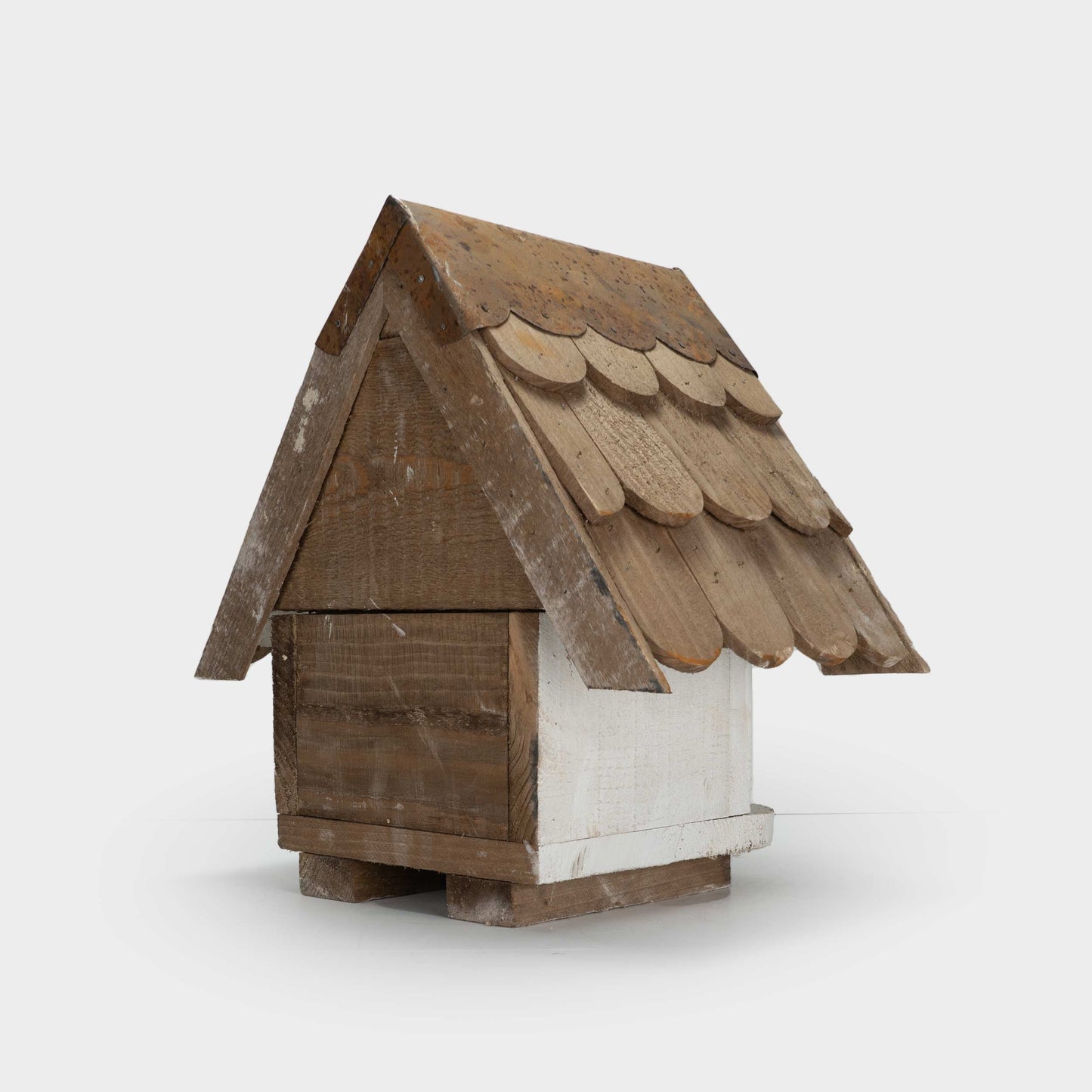 English 1 Tier Handmade Birdhouse in Reclaimed Pine