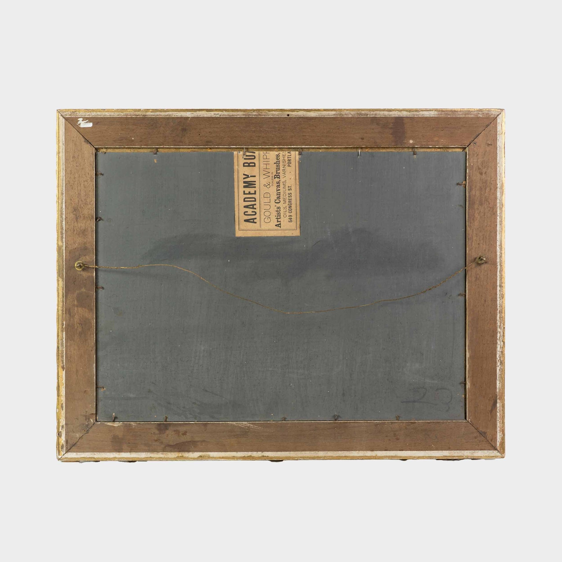 Antique Hunting Scene Oil Painting, New York, 20th C.