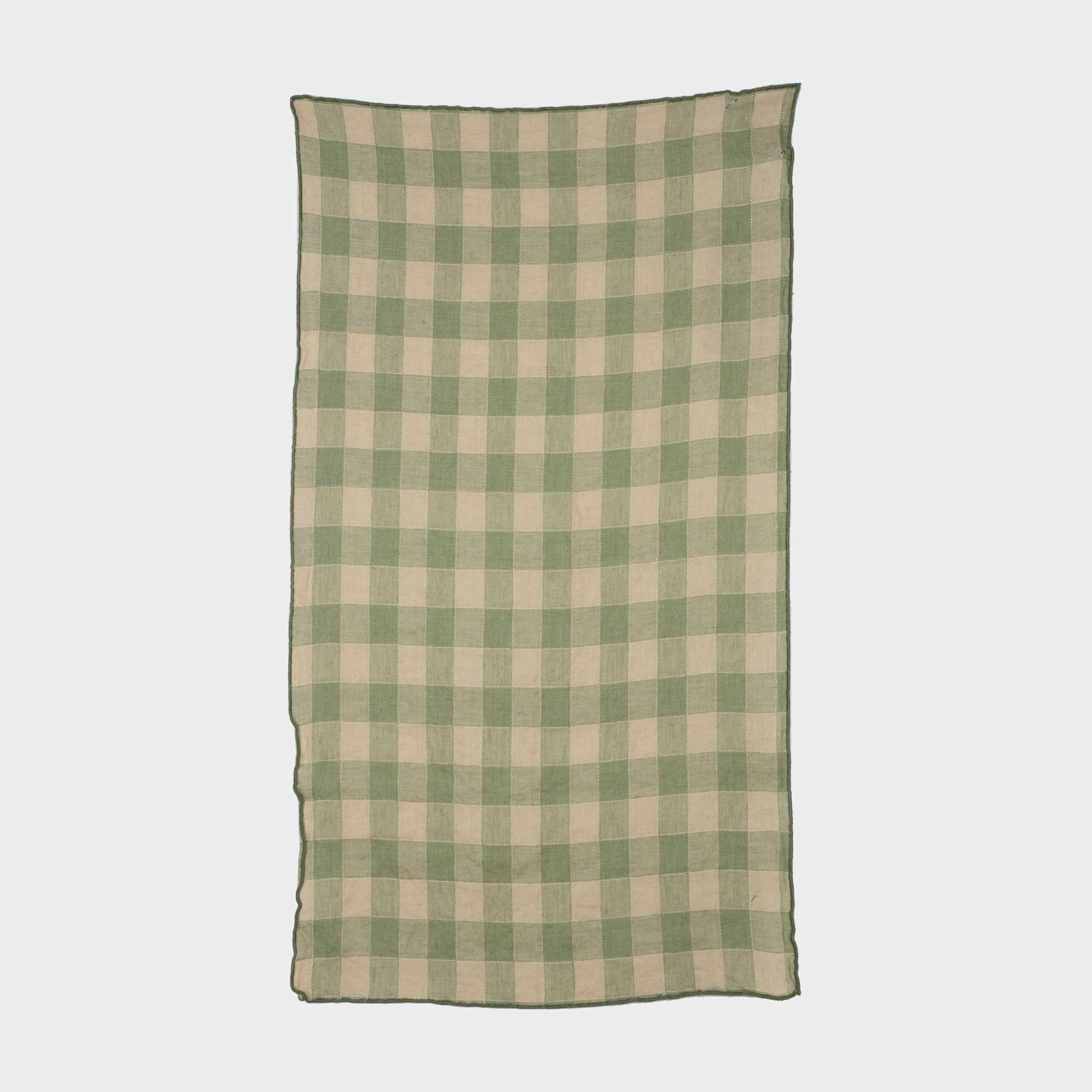 French Linen Kitchen Towel in Gingham