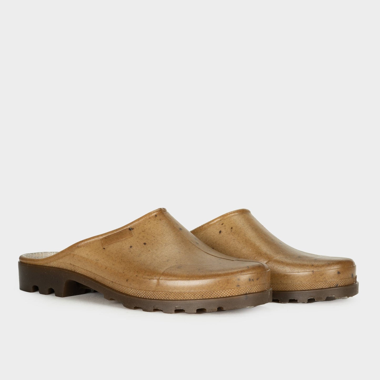 French Recycled Hemp Mules in Sepia