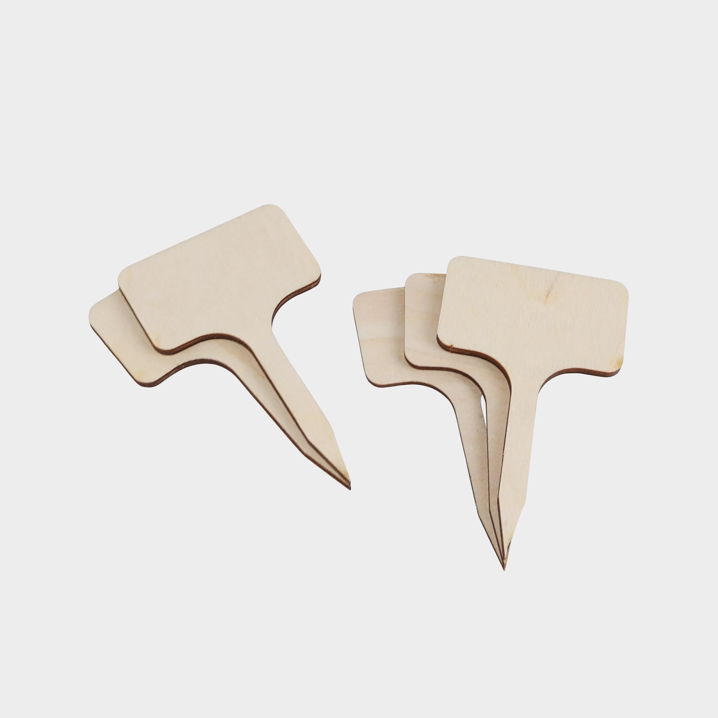 Wooden Garden Labels - Set of 10