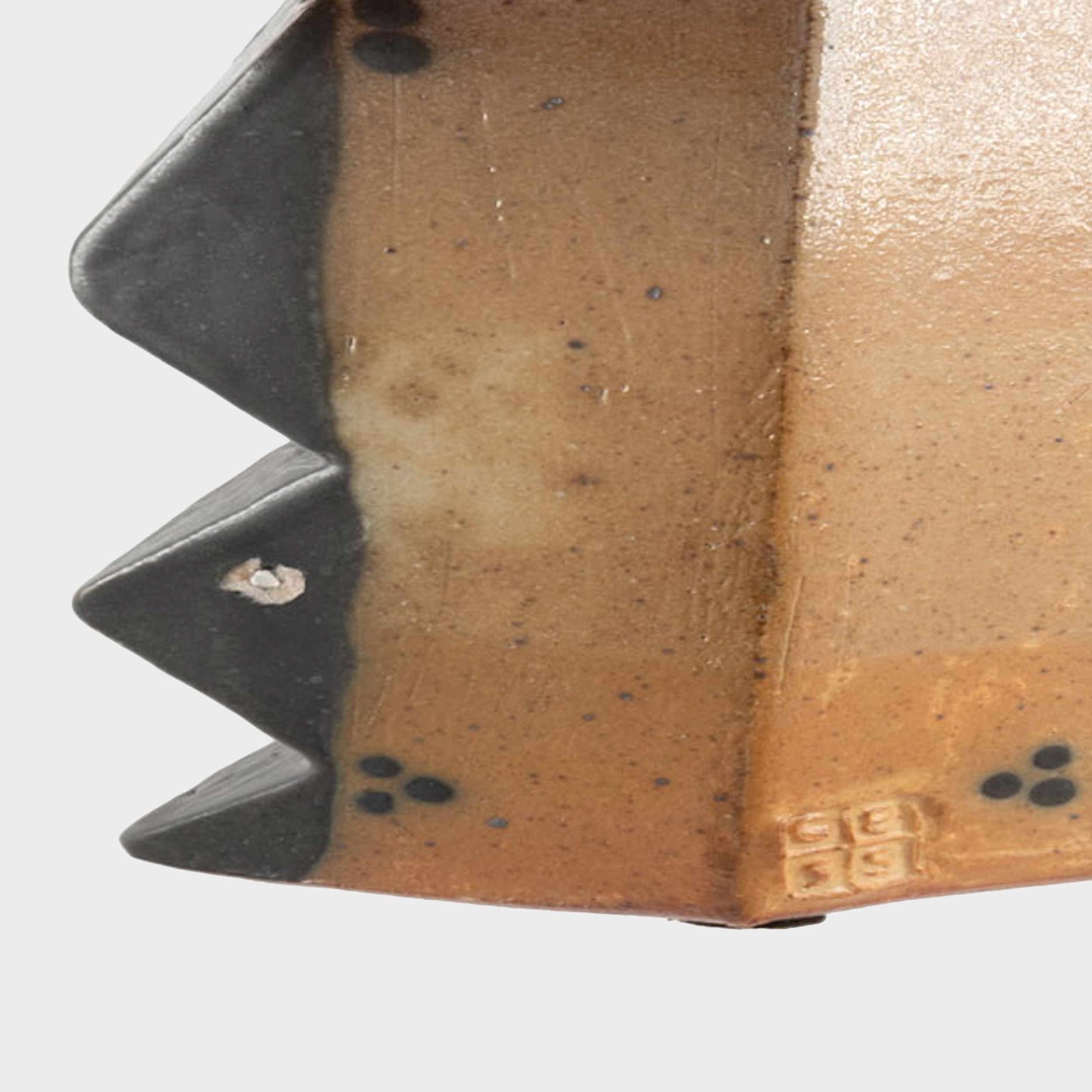 Vintage Pair of Geometric Sculptural Vessels, 1970s