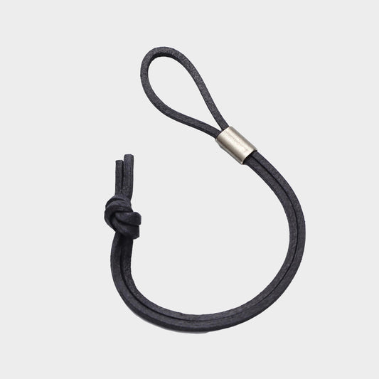 Leather Strap with Stainless Steel Sleeve for Knives