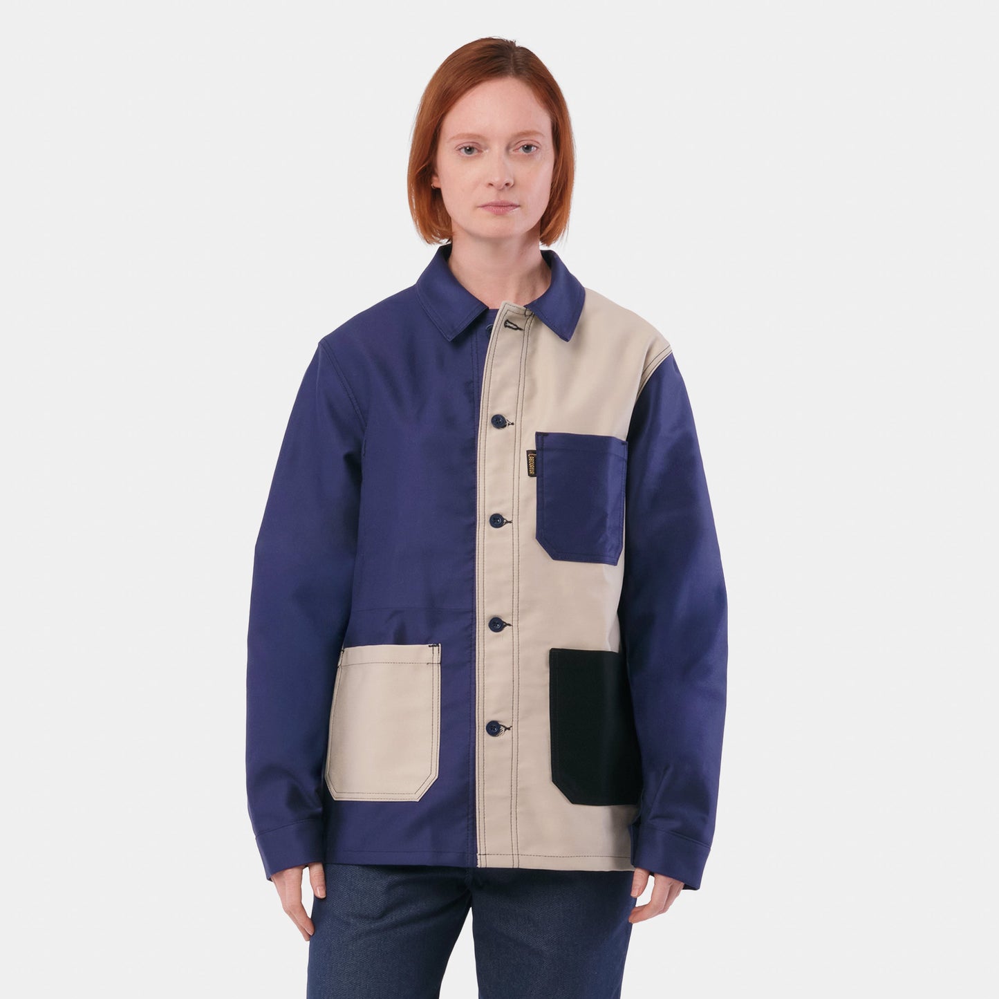 Le Laboureur x Le Minor Moleskin Patchwork Jacket