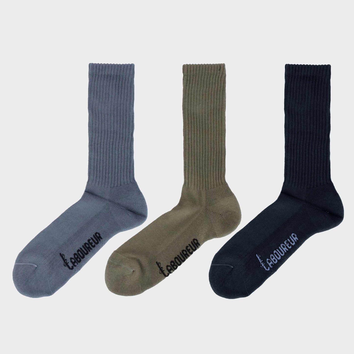 Le Laboureur Cotton Crew Socks