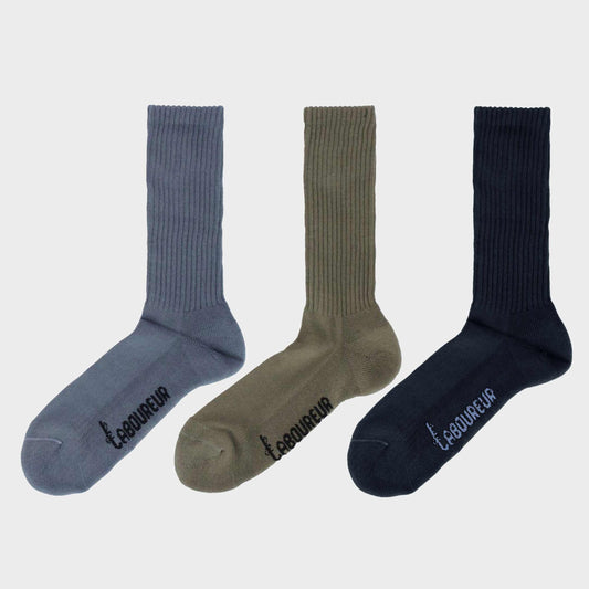 Le Laboureur Cotton Crew Socks