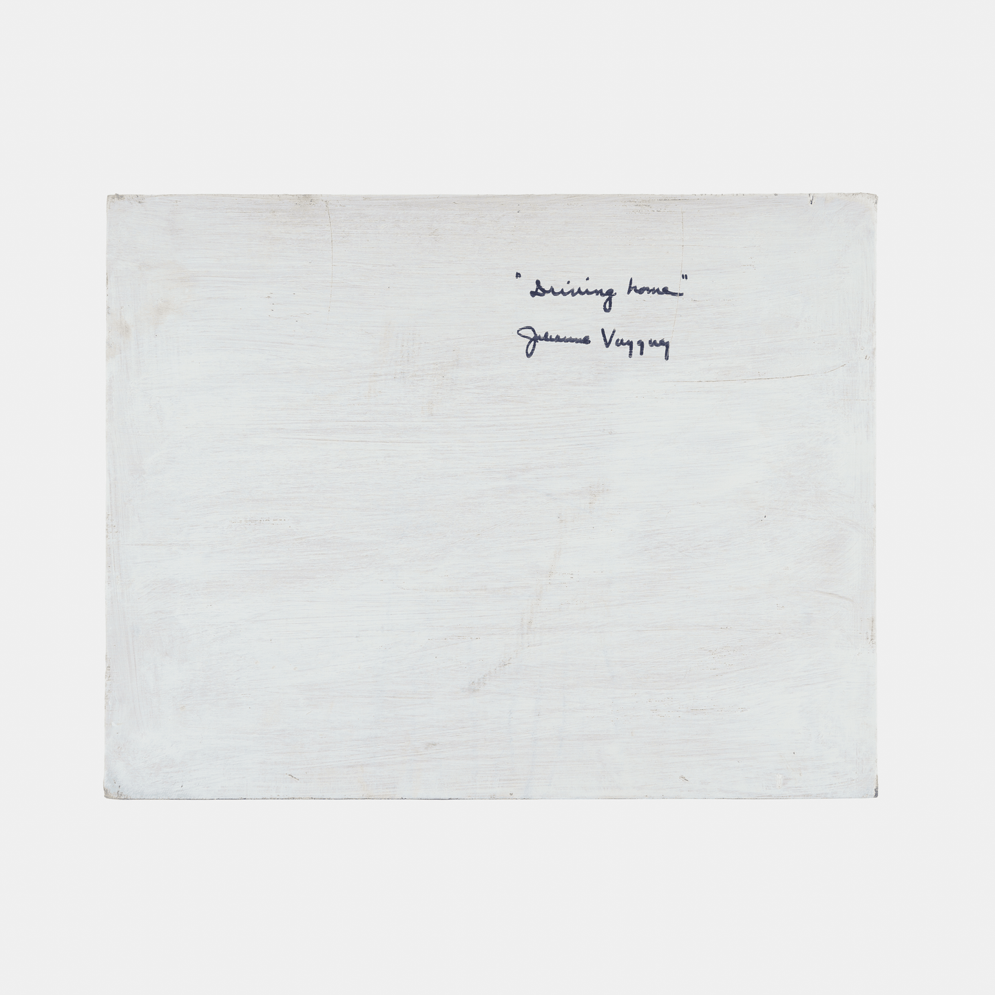 Vintage Folk Painting of Cowboy and Herd