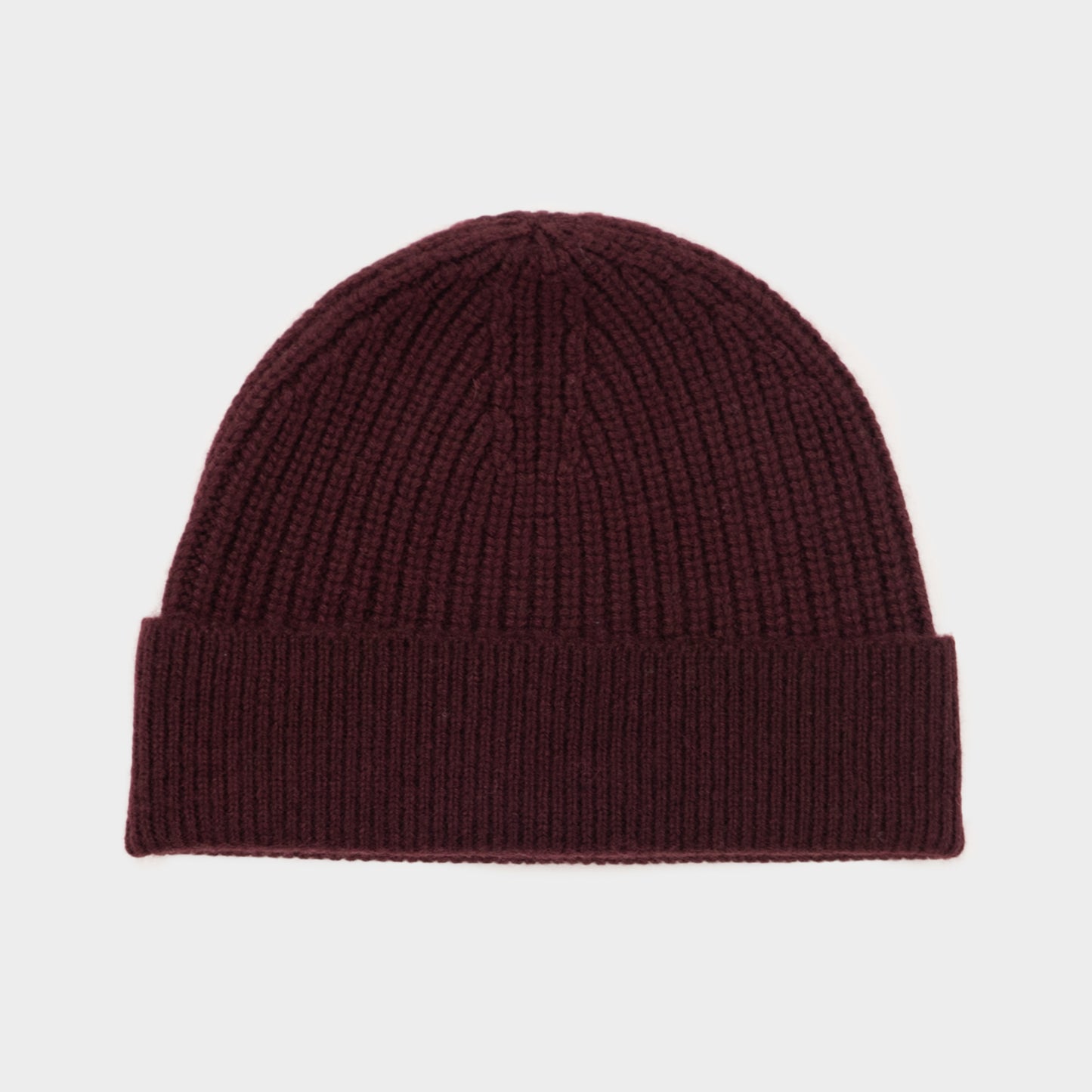 Himalayan Cashmere Fisherman Ribbed Beanie - Orchard Palette