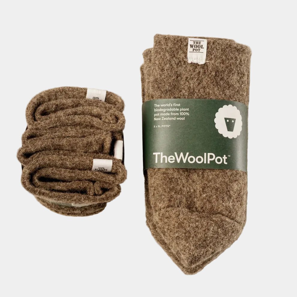 Biodegradable Wool Plant Pots (Set of 3)
