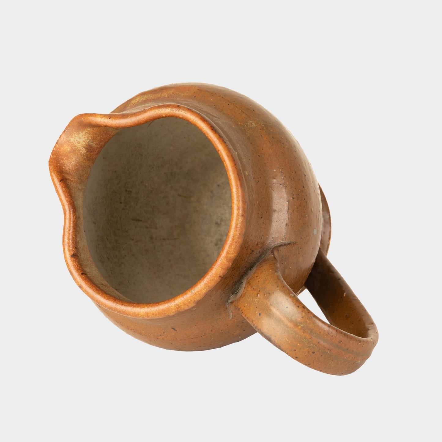 Vintage Glazed Stoneware Pitcher