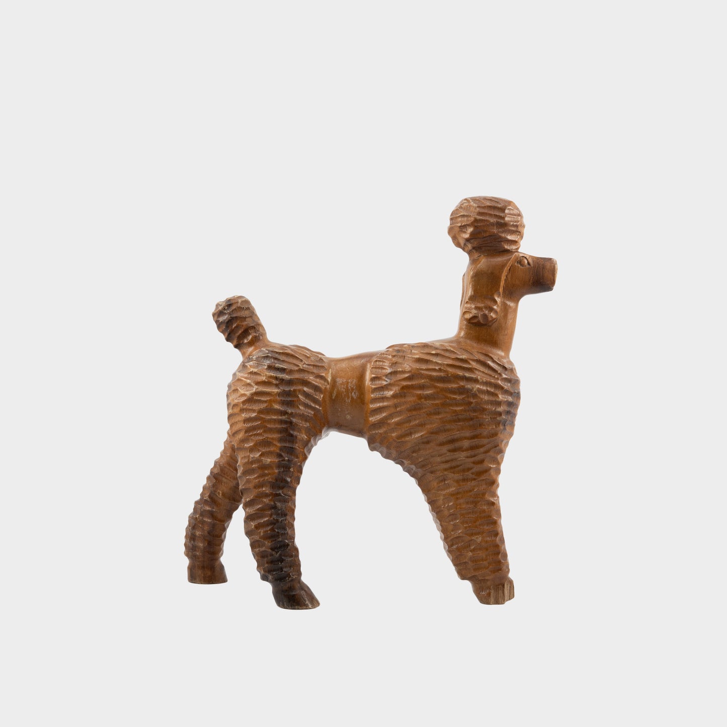 Vintage Carved Poodle
