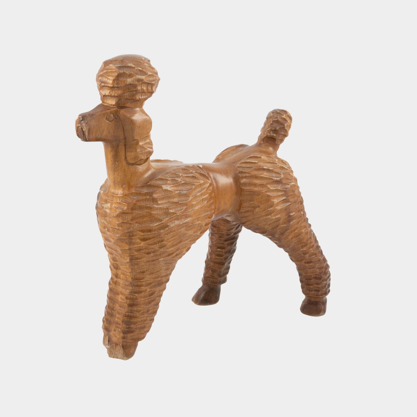 Vintage Carved Poodle