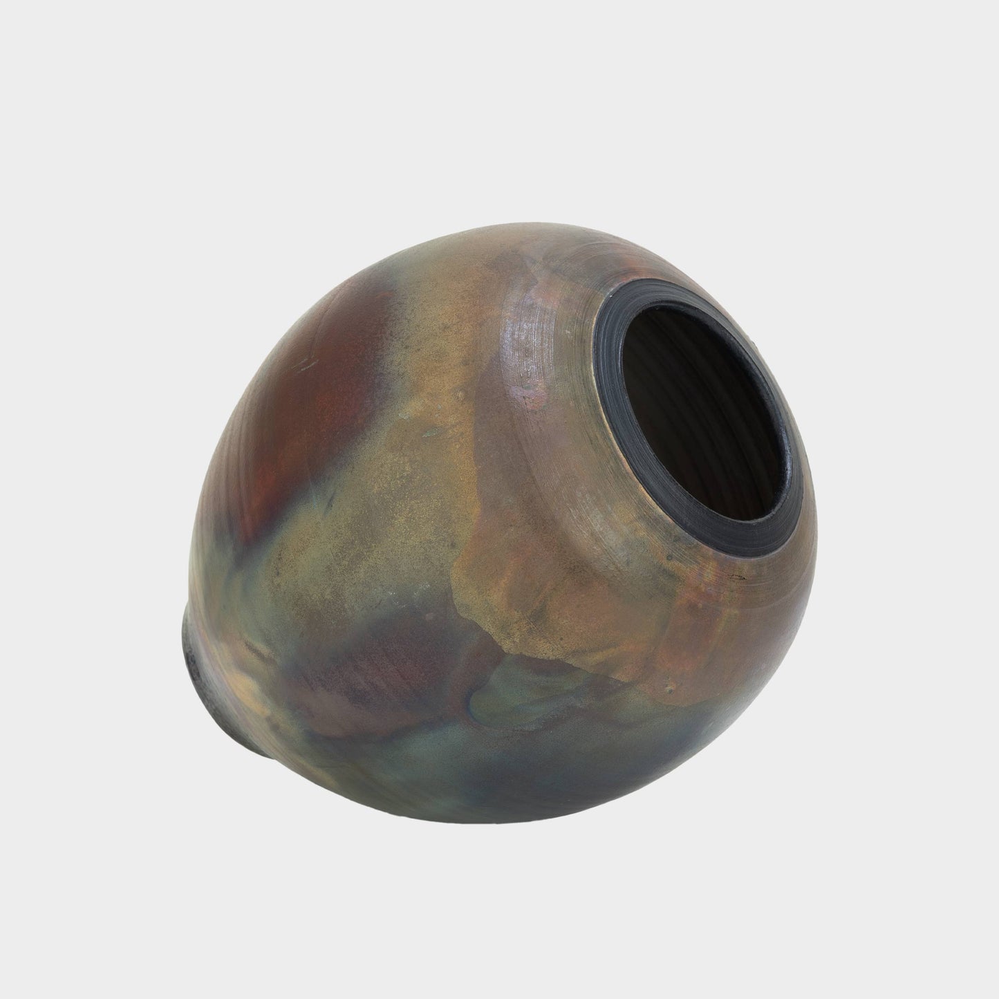 Vintage Raku Fired Vase