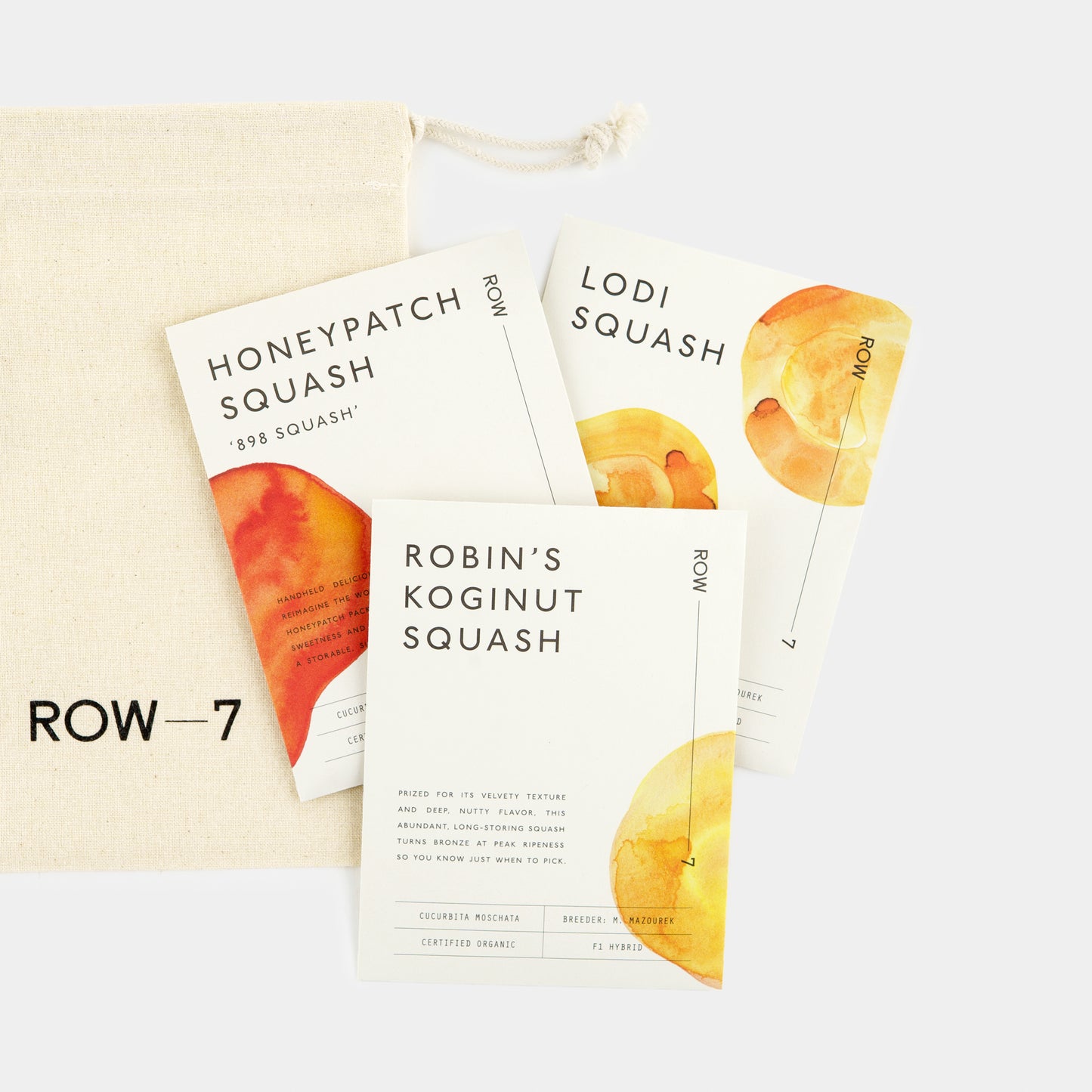 Row 7 Organic Squash Trio