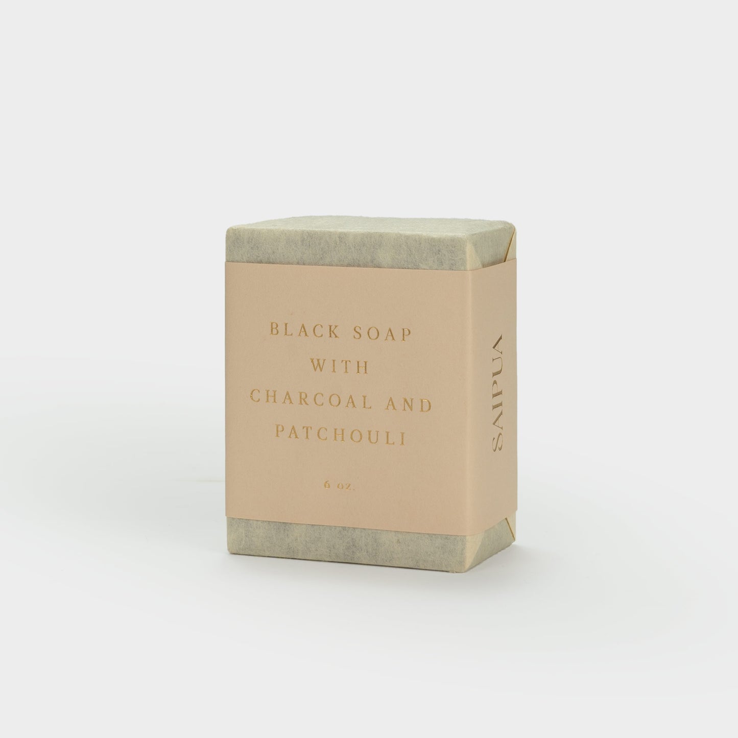 Saipua Black Soap with Charcoal and Patchouli